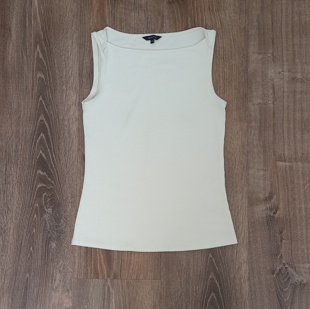 Light Cream Sleeveless Tank Top